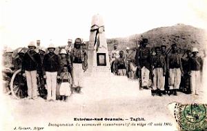 Taghit - Inauguration Monument de Siege de 1904